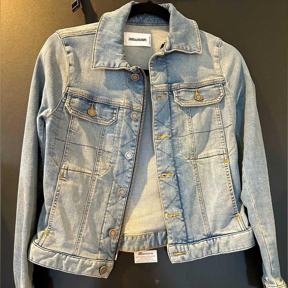 Zadig & voltaire denim jacket